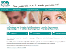 Tablet Screenshot of job-service.ch